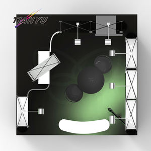 3x3 м портативный складной на заказ ПВХ Магнитный всплывающий магазин Киоск Стенд со стойкой с логотипом - Product Image 4