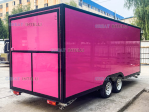 Superbe Remorque de Cuisine Mobile Intelligente Intelli-mini, Camionnette de Restauration de Rue, Chariot à Glaces, Snacks, Hot-dogs, Frites, Portable - Product Image 6