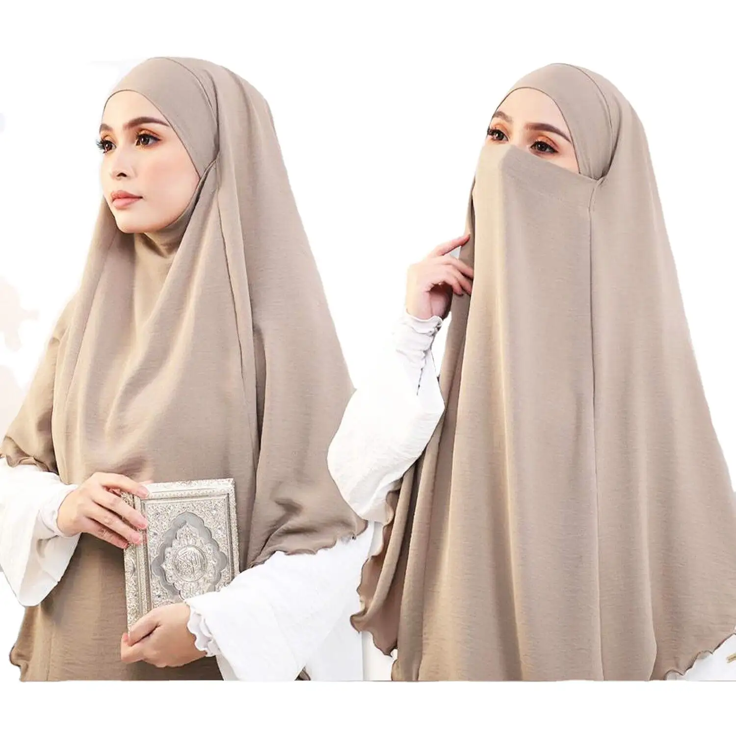 Yüksek kaliteli düz renk rahat yumuşak inci şifon bayanlar şal tasarım aksesuar kadınlar müslüman eşarp anında başörtüsü