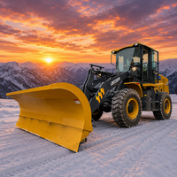 Pelle à neige robuste pour camion avec moteur et lame coulissante pour un déneigement efficace des allées et le déblaiement des routes