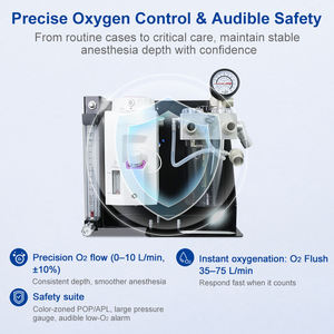 Olivevet Medisch Veterinair Maquina De Anestesia Dierenarts Draagbare Anesthesieapparaat Met Ventilato - Product Image 6