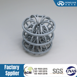 Empaque de Roseta de CPVC Resistente a Químicos, Empaque de Torre Aleatoria Duradero para Secado de Gas Cloro - Product Image 1