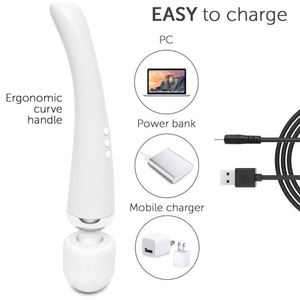 ไวเบรเตอร์แบบชาร์จไฟได้ของเล่นทางเพศสำหรับผู้ใหญ่เครื่องสั่นมหัศจรรย์แบบชาร์จไฟได้20ฟังก์ชั่น - Product Image 4