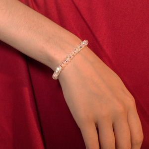 Simple <span class=keywords><strong>de</strong></span> moda pulsera <span class=keywords><strong>de</strong></span> <span class=keywords><strong>cristal</strong></span> <span class=keywords><strong>austriaco</strong></span> colorido cuentas pulsera para las mujeres - Product Image 2