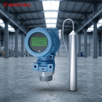 Jauge de niveau à câble Weistoll en acier inoxydable et ABS, portée 100 m, protection IP68 pour la mesure du niveau d'eau des rivières et des puits profonds
