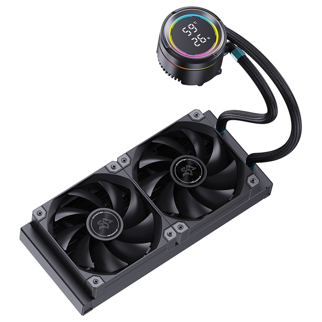 SNOWMAN 240mm CPU Water Cooling AIO Lightless Version No RGB Copper Cold Plate Enhanced Heat Dissipation for All Sockets
