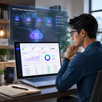 Développement d'applications SaaS, Logiciel SaaS personnalisé, Plateforme SaaS d'entreprise, Solution SaaS B2B, Service de plateforme cloud multi-locataires