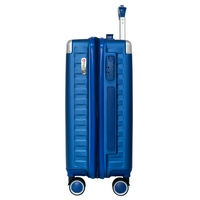 Koper Trolley Spinner Aluminium Cangkang Keras ABS 4 Roda Tahan Lama Laris Manis 20/24/28 Inch Ringan Anti Maling Nyaman