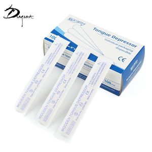 Groothandel Dragoart Tattoo Accessoires 100 Stks/doos Wegwerp Gesteriliseerde Tong Depressor Voor Dip Houten Tattoo Tong Spatel - Product Image 6