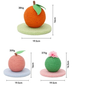 Venta al por mayor gato espada hierba bolas auto-entretenido no-disquete Vertical rascador tablas <span class=keywords><strong>para</strong></span> mascotas juguetes rascador - Product Image 3