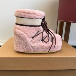 Botas de Snowboard Otoño-Invierno 2026, Botas Chukka Cómodas, Térmicas, Transpirables, Antideslizantes, Altas hasta el Muslo, de Piel de Oveja Genuina - Product Image 4