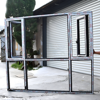 Fenêtres de maison passive à triple vitrage en aluminium à rupture de pont thermique, de style européen, de haute qualité et écoénergétiques
