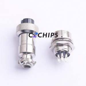 KH-GX12-6P Circular (Cable) Connector Connector ( Jack Specification: M12 )( Total PIN Count: 6P )( Gender: Male-Female Set ) - Product Image 2