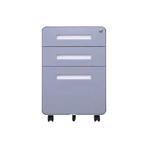 Hiện đại ba ngăn kéo tủ tập tin di động hoàn toàn lắp ráp bánh với bánh xe di chuyển tủ - Product Image 6