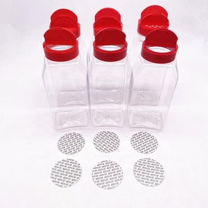 Bộ 6 Chai Gia Vị Bằng Nhựa Trong Suốt Lớn 32 OZ Lọ Đựng Gia Vị Bao Gồm Nắp Đậy Kèm Rây Và Rót Gia Vị - Product Image 6