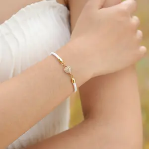 Hợp thời trang Milan Dây Cuff Bangle dây đeo cổ tay cây của cuộc sống tuyên bố đồ trang sức có thể điều chỉnh CZ Đá Vòng đeo tay trái tim cho phụ nữ cô gái