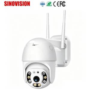 Cámara Domo PTZ WiFi 2MP OEM ODM de Fábrica, Aplicación <span class=keywords><strong>V380</strong></span>, Seguimiento Humano por IA, Audio Bidireccional Inalámbrico <span class=keywords><strong>para</strong></span> Exteriores, Precio al por Mayor - Product Image 1