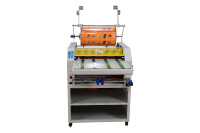 SHANGYI SMFM520C Machine à plastifier de coupe automatique chauffée à l'huile pour bureau 520 boîtier en bois semi-automatique à entraînement électrique