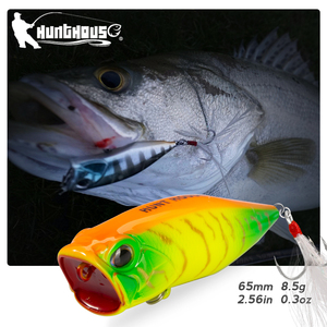 <span class=keywords><strong>Leurre</strong></span> de pêche flottant Big Mouth 65mm 8.5g Popper, <span class=keywords><strong>leurre</strong></span> dur pour eau salée, <span class=keywords><strong>leurre</strong></span> de surface pour achigan et truite, vente en <span class=keywords><strong>gros</strong></span> - Product Image 1