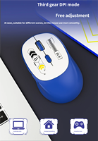 OEM Ergonomische Draadloze Muis 2.4G Bluetooth Oplaadbaar Stille USB-ontvanger Verticale Muis voor Kantoor Laptop Desktop