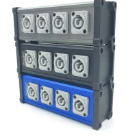 Boîtier de distribution audio Powercon, accessoires de connecteurs de scène pour la distribution d'alimentation
