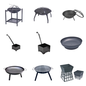 <span class=keywords><strong>Brasero</strong></span> décoratif d'extérieur en fer pour <span class=keywords><strong>barbecue</strong></span>, <span class=keywords><strong>brasero</strong></span> rond en métal à bois pour jardin - Product Image 3