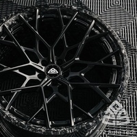 Jantes en alliage forgé en fibre de carbone 722auto 18-24 26 pouces, jantes en aluminium forgé 5x114.3 5x130 6x139.7