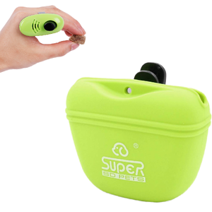 Silicone Portable Dog Treat Pouch Lightweight <b>Haversack</b> for Pet Training Custom Size Sustainable Plastic Food Snack Pocket - Product Image 2