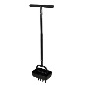 Aérateur de pelouse détachable Vertak à 4 fourches, outil <span class=keywords><strong>manuel</strong></span> d'aération de <span class=keywords><strong>gazon</strong></span> avec panier de stockage du sol, petite taille d'emballage - Product Image 1