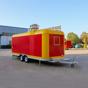 Camion de restauration mobile, remorque de traiteur entièrement équipée, chariots mobiles d'extérieur pour bière, glaces et café, remorques alimentaires entièrement équipées - Product Image 5