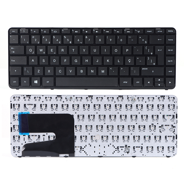 Replacement Laptop Keyboard for HP Pavilion 14n000 14n 741062001 US Spanish BR LA RU FR ITA Layout No Frame