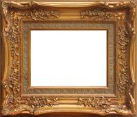 Style baroque luxueux stylisé sculpté à la main classique feuille chic antique tenture murale cadre de peinture en bois
