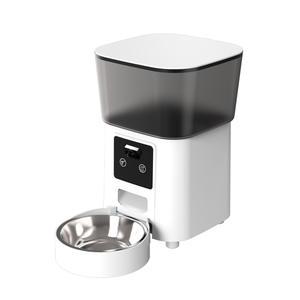 Distributeur automatique de nourriture pour animaux de compagnie, grande capacité, contrôle par application, pour chiens et chats, détachable avec bol en acier inoxydable, prise européenne - Product Image 1