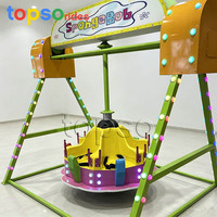 Manège Mini Pendule pour Enfants, Petite Attraction de Parc d'Attractions à Bascule pour Fêtes Foraines, Carnavals et Divertissements Familiaux