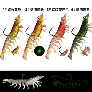12g 9cm 5 pièces Leurres souples réalistes pré-montés pour la pêche en eau douce et en eau salée, super durables, en TPE, pour la pêche au bar - Product Image 4