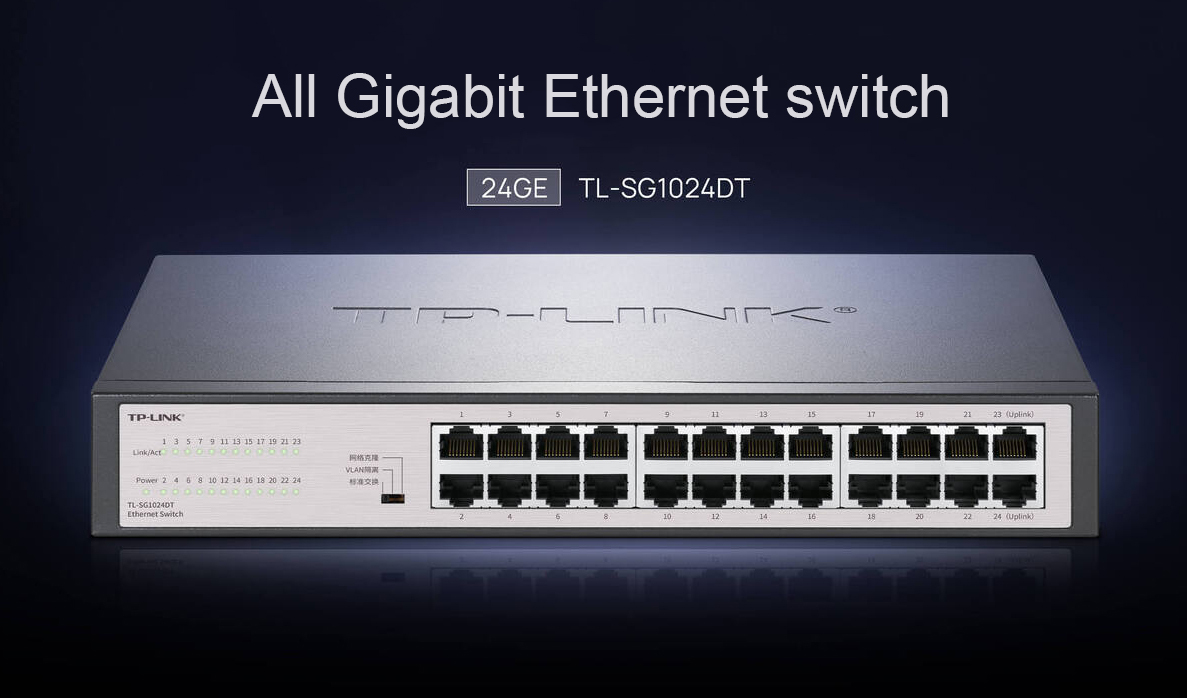 TP-LINK TL-SG1024DT All Gigabit Ethernet Switch 24GE · image 5