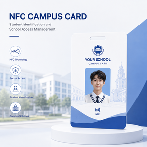 บัตร NFC สำหรับนักศึกษาพร้อมพิมพ์ข้อมูลตามสั่ง สำหรับการระบุตัวตนนักเรียนและการจัดการการเข้าใช้บริการของโรงเรียน - Product Image 1