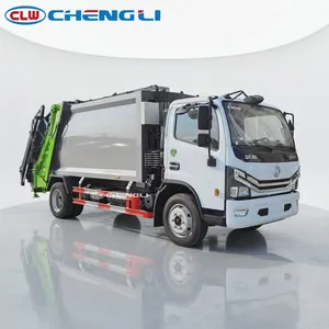 Proveedor de Proyectos para Sudamérica: Camión de Basura Dongfeng D7 4X2 con Brazo Elevador Hidráulico de 10000L - Product Image 1
