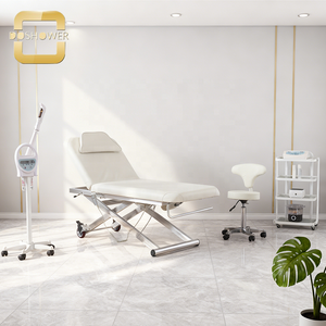 Fabrication de <span class=keywords><strong>lit</strong></span> de soin facial inclinable tout usage avec <span class=keywords><strong>lit</strong></span> de massage électrique pour le corps, fournisseur de table de traitement électrique à 1 moteur blanc - Product Image 1