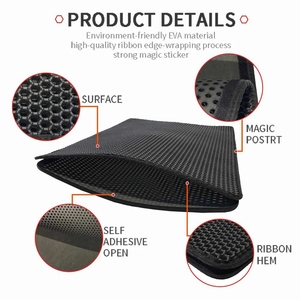Tapis double couche imperméable pour litière <span class=keywords><strong>de</strong></span> <span class=keywords><strong>chat</strong></span>, tapis <span class=keywords><strong>de</strong></span> récupération <span class=keywords><strong>de</strong></span> litière pour chatons, pour la propreté <span class=keywords><strong>de</strong></span> la <span class=keywords><strong>maison</strong></span> des chats - Product Image 3