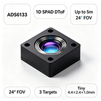 Capteur photoélectrique ADS6133 1D DToF 5m Détection multi-objets 24 FOV 940nm Module VCSEL TOF Caméra AF Robot Évitement d'obstacles