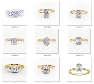 Square Princess Cut Engagement <b>Ring</b> Moissanite Diamond <b>Rings</b> Wedding <b>Ring</b> 925 Sterling Sliver <b>Dainty</b> Jewelry - Product Image 5