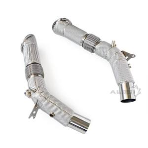 Downpipe de performance SS304 blindé thermiquement pour <span class=keywords><strong>Ferrari</strong></span> SF90 <span class=keywords><strong>2023</strong></span> 3.9T V8 – Section supérieure d'échappement haute performance pour course - Product Image 5