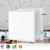 Lámpara de Panel Cuadrada ComiLED con Clasificación IP44, Regulable, Garantía de 5 Años, para Techo de Oficina
