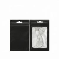 Pochette à bijoux en composite laminé, réutilisable, avec fermeture éclair, pour collier, boucles d'oreilles, emballage de bijoux, taille personnalisée