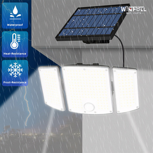 278 LED <b>Solar</b> wall lamp, outdoor small street lamp, split type LED motion sensor <b>lighting</b> garden lamp - Product Image 3