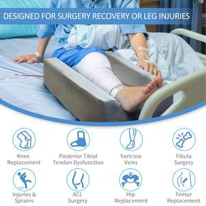 Oreillers d'élévation de jambe réglables en hauteur 4 pour après les blessures ou le repos - Product Image 5