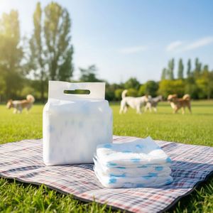 Couches absorbantes jetables à pois, grande taille, désodorisantes, pour chiens et animaux de compagnie (mâles et femelles) - Vente en gros - Product Image 1