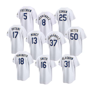 Maillot de <span class=keywords><strong>baseball</strong></span> brodé Collection Or 2026 de <span class=keywords><strong>Montréal</strong></span> 8 Enrique Hernandez 17 Shohei Ohtani 18 Yamamoto 50 Betts 5 Freeman 100% authentique - Product Image 2