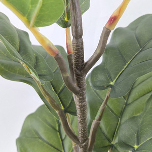 130cm Tall <strong>Artificial</strong> Fiddle Leaf <strong>Fig</strong> Tree - Lifelike Fake Indoor <strong>Plant</strong> for Home Decor, Living Room, Office &amp; Floor Greenery - Product Image 3